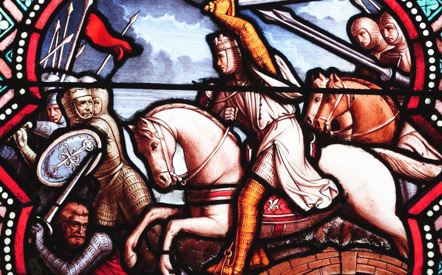 The stained glass in the age of 1000 years